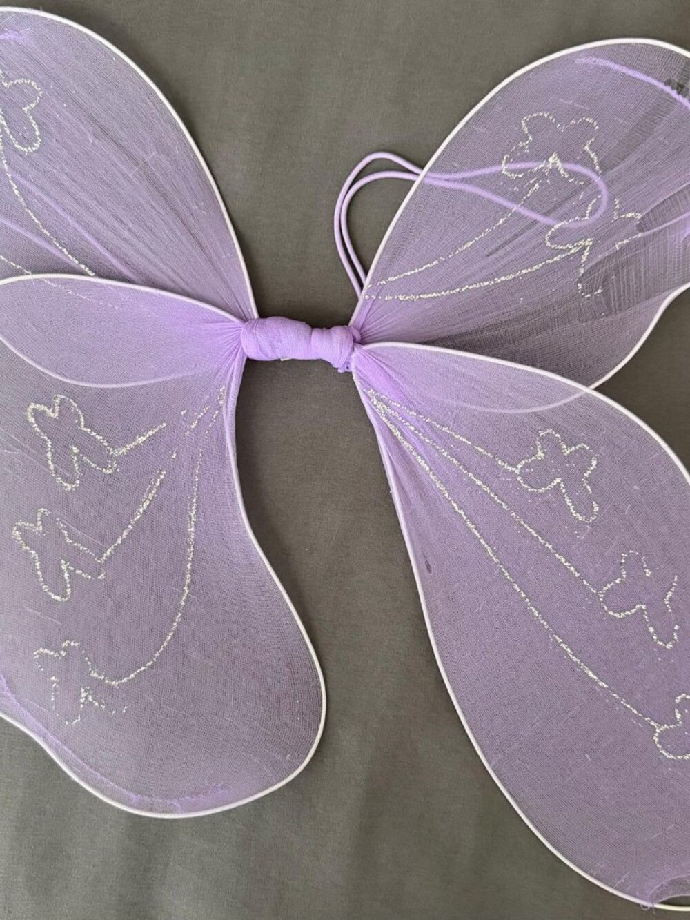 Purple Fairy Butterfly Wings – Flexible Wire Frame – Dress Up Costume